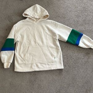 Cream Hooded Pullover